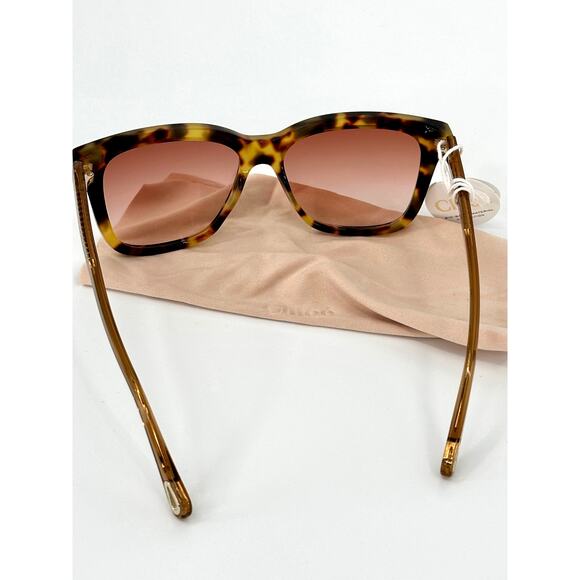 Chloe‎ Women's Havana Sunglasses CH0079S 001 56 - Picture 13 of 13